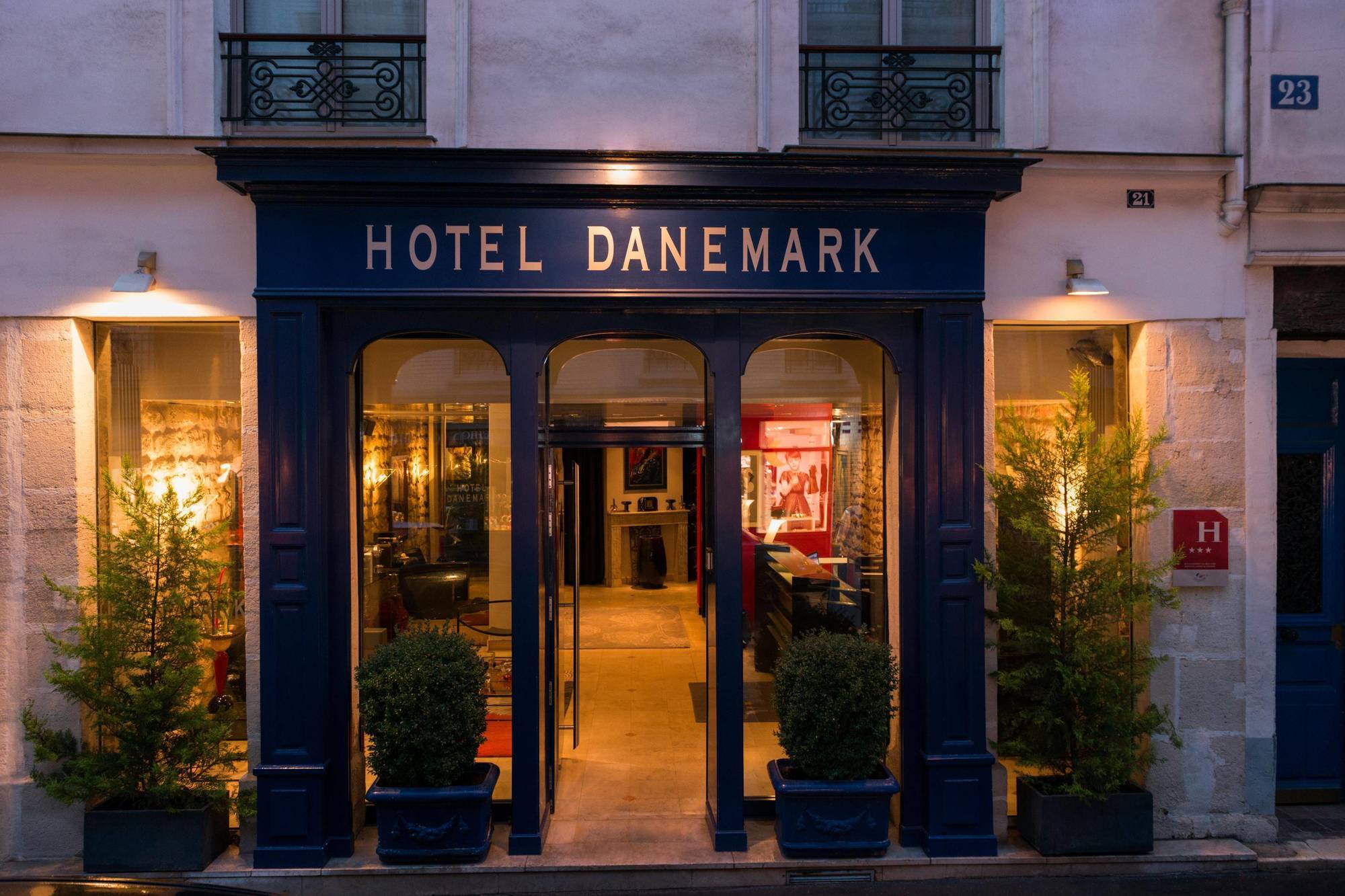 Hotel Danemark Paris Bagian luar foto